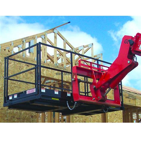 skid steer work platforms|telehandler work platform for sale.